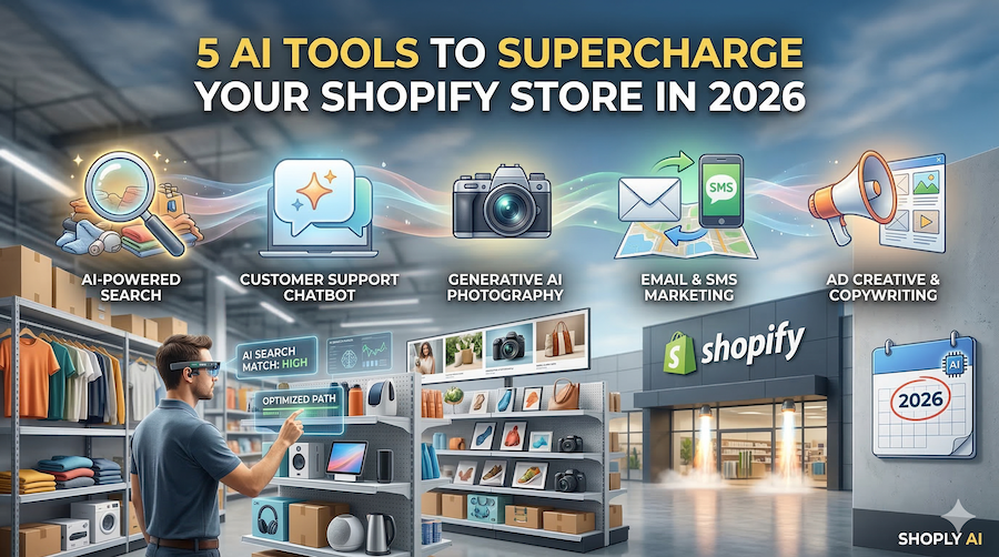 Best AI Tools for Shopify in 2026: Search to Automation