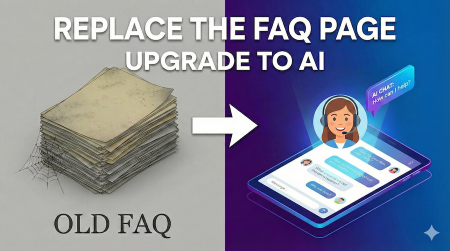 How to Replace Your FAQ Page with Smart AI Chatbot: More Ways to Engage Customers